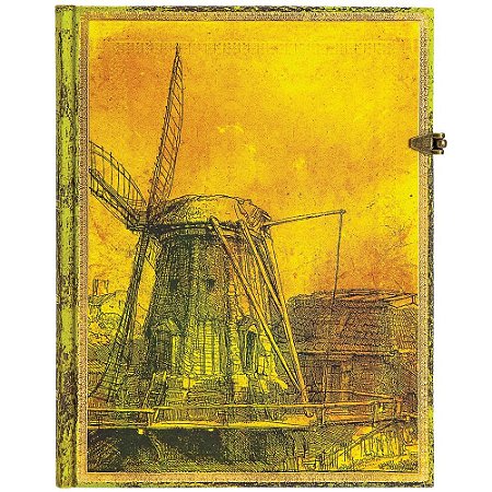 Caderno de Capa Dura Sem Pauta Ultra Paperblanks - Rembrandt's 350th Anniversary
