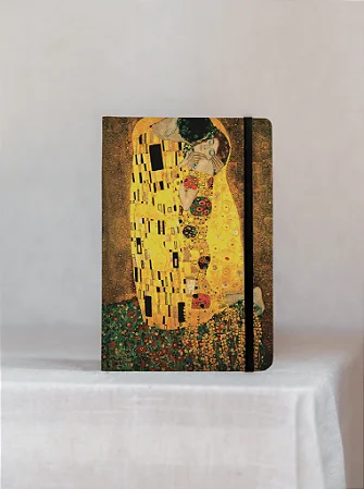 Caderneta Handbook Sem Pauta Folk Books - Klimt 14x21