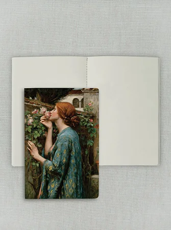 Sketch Journal Sem Pauta 13x20 Folk Books - A Alma da Rosa - tipo moleskine