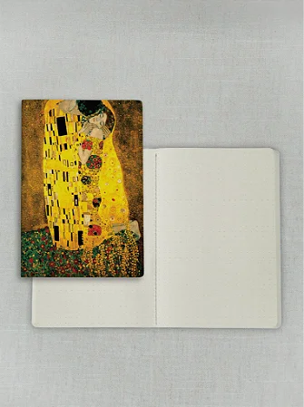 Sketch Journal Pontilhado 13x20 Folk Books - Klimt - Tipo Moleskine