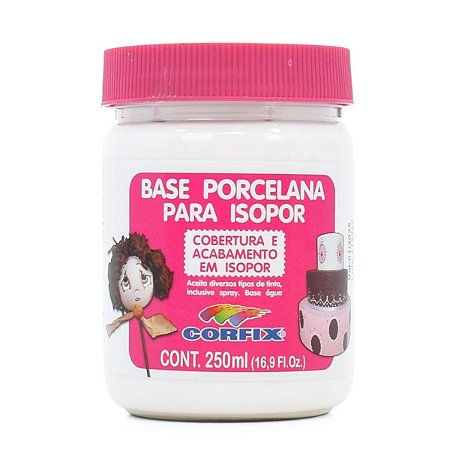 Base Porcelana para Isopor Corfix 250ml
