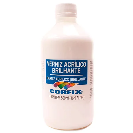 Verniz Acrílico Brilhante Corfix 500ml