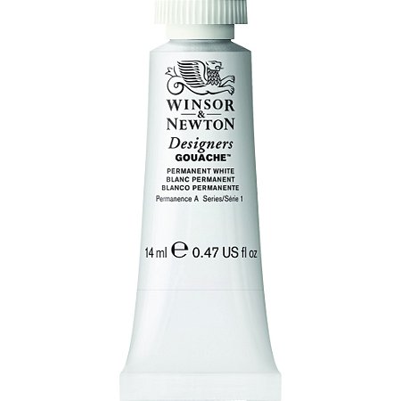 Guache Winsor & Newton Designers 14ml S1 Permanent White
