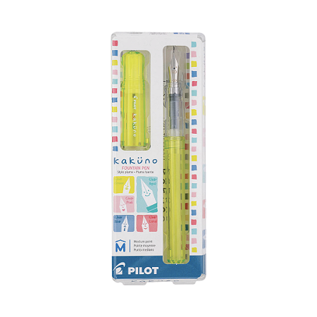Caneta-Tinteiro PILOT Kakuno Family Ponta/Pena M - Clear Green (Verde Claro)
