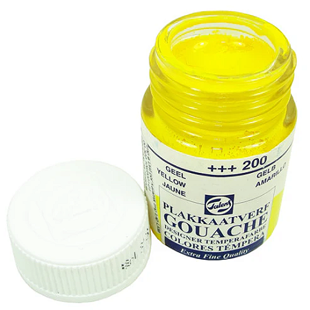 Tinta Guache Talens Extra Fine 16ml - Yellow 200