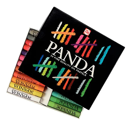 Set de Pastel Oleoso Panda Talens - 24 Cores