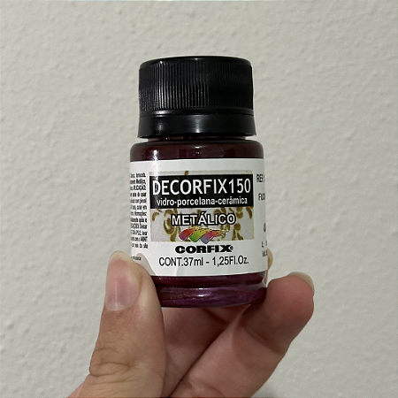 Tinta Decorfix 150 Metálica Corfix - 484 Fuchsia (37 ml)