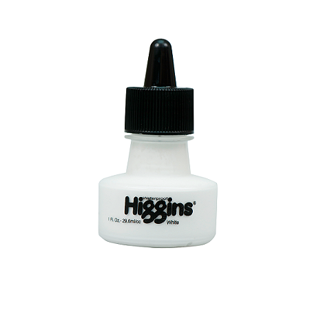 Tinta Pigmentada para Desenho e Caligrafia Higgins 29,6ml - White (Branco)