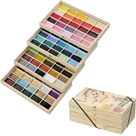 Aquarela Japonesa Kuretake Gansai Tambi 100 Cores - 4° Edição