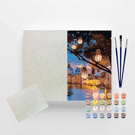 Tela Numerada 40X50cm - Venice - Arte Terapia