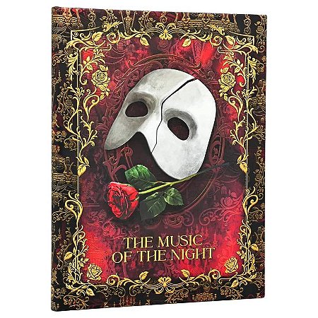 CADERNO PAPERBLANKS O FANTASMA DA ÓPERA ULTRA PAUTADO PB2379-2