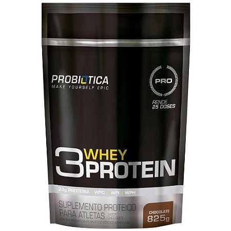 3 Whey Protein Refil (825g) - Probiótica