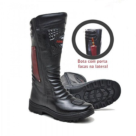 botas masculinas cano longo motoqueiro