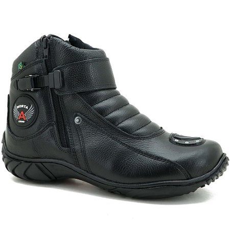 Bota Motociclista Masculina Motorcycle 95 Couro Preto - Loja Santa Fé  Calçados Masculinos e Femininos Franca