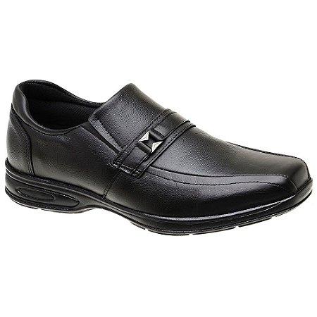 Sapato Masculino Casual Confortável Preto Torani