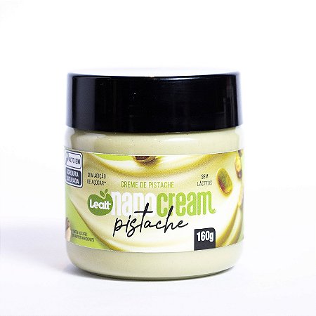 Creme de Pistache sem Adição de Açúcar NanoCream Leatt 160g | Sem Leite