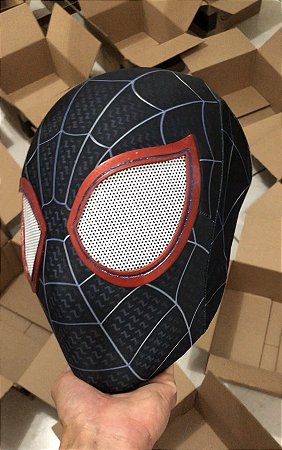 Faceshell Miles Morales Aranha Verso