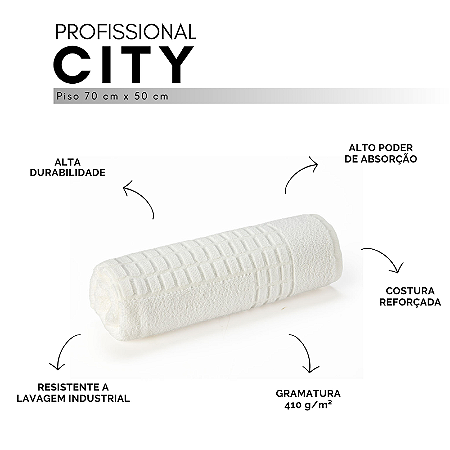 PISO DE CHÃO AVULSO 1 PEÇAS SOFT  - Cor:Branco