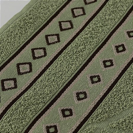 Kit 02 Toalhas de Banho Avulsas Bloom Verde e Vermelho
