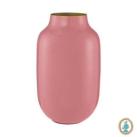 Vaso de Metal Oval Old Pink - Blushing Birds
