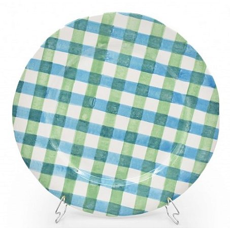 SOUSPLAT XADREZ VERDE E AZUL