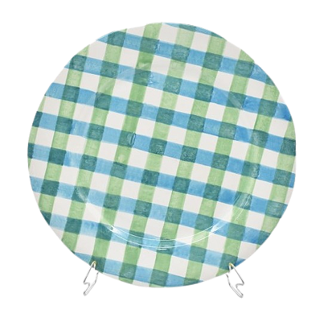 SOUSPLAT XADREZ VERDE E AZUL