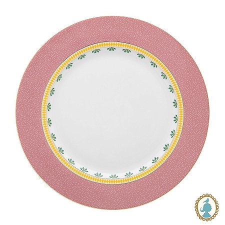 Prato de Jantar Rosa - La Majorelle