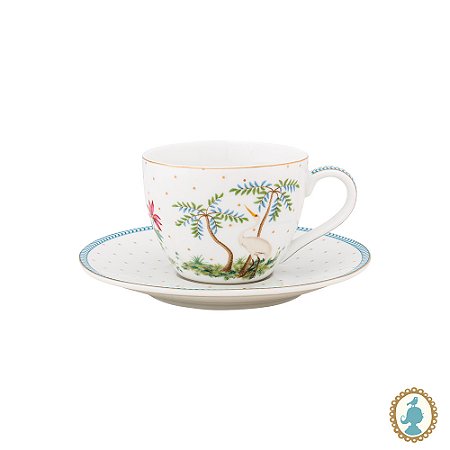 Xícara de Cafezinho Dots Branco - Jolie