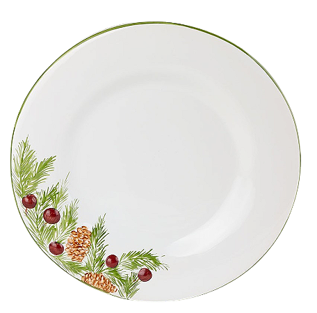 Pratos sobremesa Pinha relevo