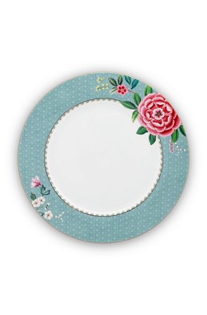 PRATO DE JANTAR AZUL - BLUSHING BIRDS