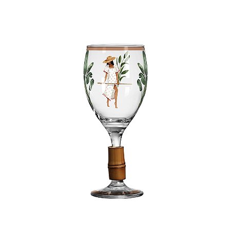 TAÇAS DE VINHO LE CLUB C/ BAMBU