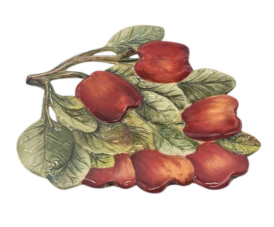 PETISQUEIRA DE MAÇÃ COM FOLHAS