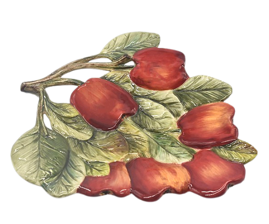 PETISQUEIRA DE MAÇÃ COM FOLHAS