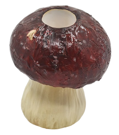 MINI VASO COGUMELO VERMELHO P