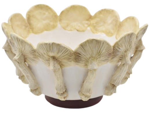 CACHEPOT CHINÊS COM COGUMELOS