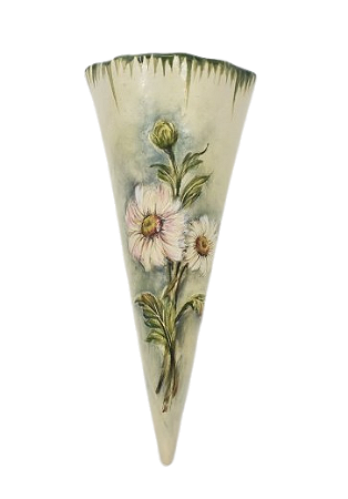 Cone de parede com margarida