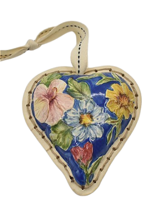 CORAÇÃO CHITA MARIA AZUL