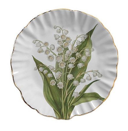 PRATO SOBREMESA LILY OF THE VALEY