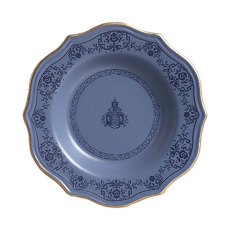 PRATO FUNDO MANDARIM AZUL