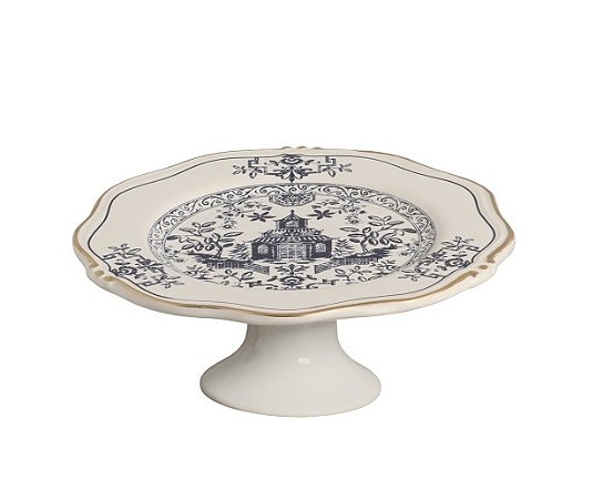 PORTA PETIT FOUR MANDARIM BRANCO MATTE