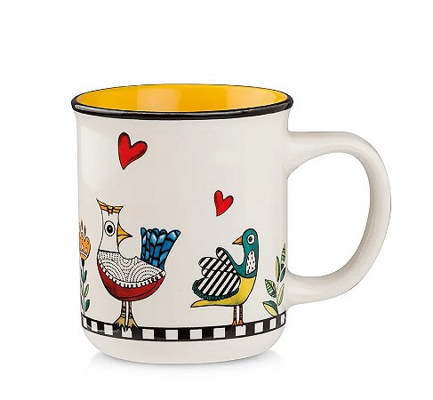 CANECA AMARELA COCORICO