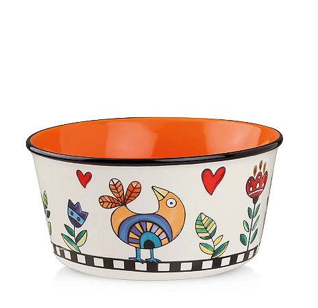 BOWL NEW BONE LARANJA COCORICO