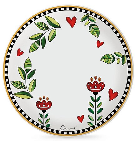 PRATOS RASOS AMARELOS COCORICO