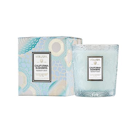 VELA COPO VIDRO CLASSICO 60H CALIFORNIA SUMMERS