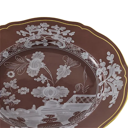 Prato Sobremesa Oriente Italiano Castagna