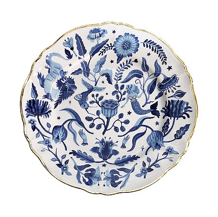 Prato raso over blue BITOSSI