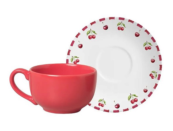 Xícaras de Chá com Pires Coup Amarena