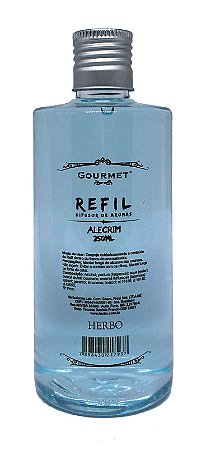Difusor de Aromas Refil - Fragrância Alecrim - Gourmet