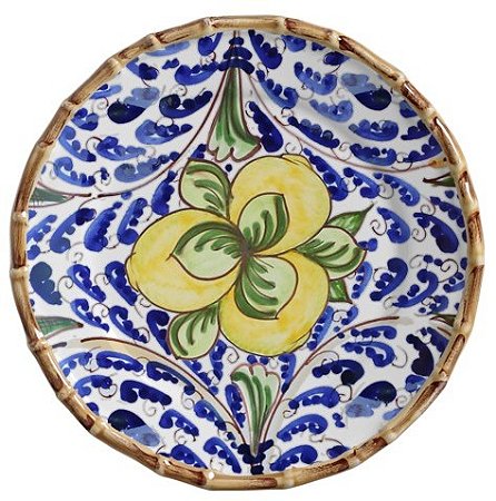 PRATOS SOBREMESA GROVE LEMON AMARELO