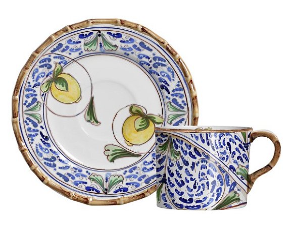 XICARAS DE CHA GROVE LEMON AMARELO